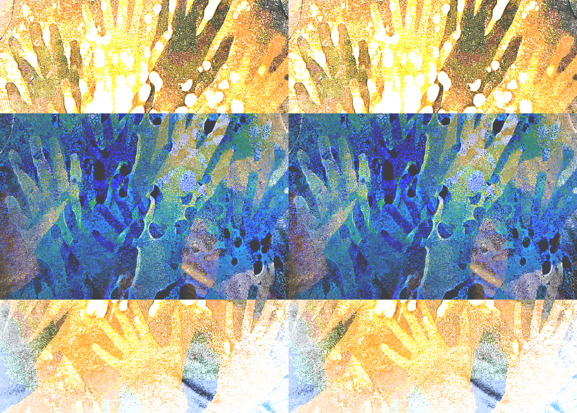 an abstract interpretation of La Cueva de las Manos